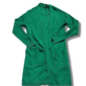 76 Rw&Co Green Open Front Knit Cardigan – Size S | Layering | Soft Neutrals |